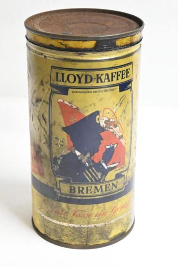 schuurvondst Lloyd kaffee bremen zeldzaam koffie blik  beschikbaar voor biedingen