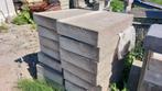 Bloktraptrede Massief Grijs, Ophalen, Gebruikt, 100 tot 200 cm, Blok