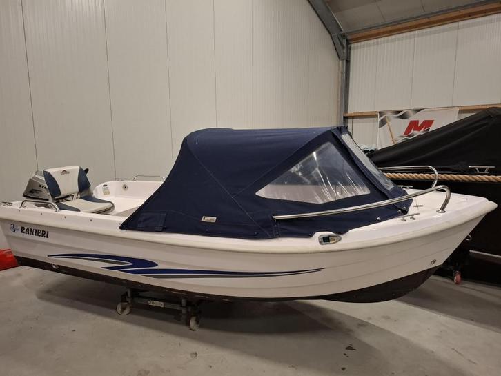 Ranieri Poseidon 435 vaarklaar, Watersport en Boten, Vis- en Consoleboten, Gebruikt, Tot 10 pk, 3 tot 6 meter, Benzine, Polyester