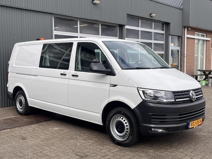 Volkswagen Transporter 2.0 TDI L2H1 DC Airco Cruise controle, Auto's, Bestelauto's, Bedrijf, Te koop, ABS, Airbags, Airconditioning