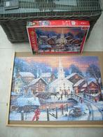 zgan.Trefl White Christmas puzzel 1000 stukjes Chuck Pinson, Ophalen of Verzenden, 500 t/m 1500 stukjes, Zo goed als nieuw, Legpuzzel
