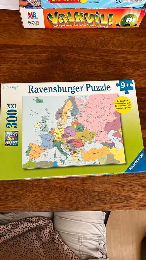 Laatste kans! Puzzel europa 9+/ 300 stukjes, Kinderen en Baby's, Speelgoed | Kinderpuzzels, Zo goed als nieuw, Meer dan 50 stukjes