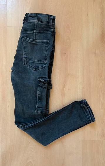 Zwarte skinny cargo jeans Shoeby Unisex mt 158 spijkerbroek beschikbaar voor biedingen