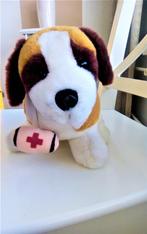 knuffel sint bernhard hond/teddy toys holland/lengte 36 cm, Ophalen of Verzenden, Zo goed als nieuw, Hond