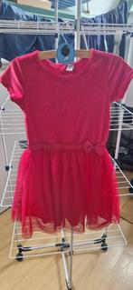Rode (feest) jurk maat 128, Jongen of Meisje, Gebruikt, Ophalen of Verzenden, Jurk of Rok