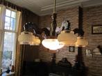 jaren 60 houten hanglamp, Ophalen, Gebruikt, Hout, Minder dan 50 cm