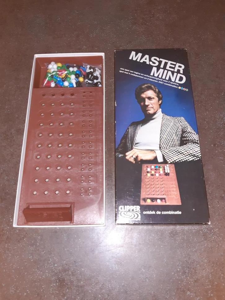 Mastermind vintage Clipper uitmuntende staat, Hobby en Vrije tijd, Gezelschapsspellen | Bordspellen, Zo goed als nieuw, Ophalen of Verzenden