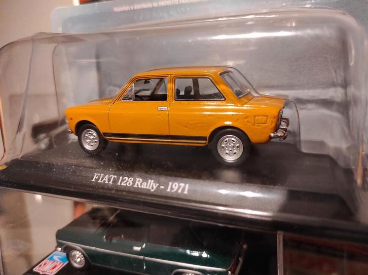 fiat 128 2-deurs Rally 1971, 1:43 in ongeopende blister, Hobby en Vrije tijd, Modelauto's | 1:43, Nieuw, Auto, Overige merken