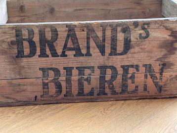 houten krat van Brand's Bierbrouwerij in Wijlre (Wielder) beschikbaar voor biedingen
