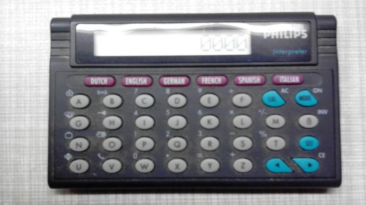 Philips translater/vertaler handapparaat 6 talen, NL, EN, DU, Boeken, Woordenboeken, Zo goed als nieuw, Engels, Overige uitgevers