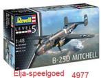 Revell 1:48 B-25D MITCHELL 4977- modelbouw -vliegtuig, Hobby en Vrije tijd, Modelbouw | Vliegtuigen en Helikopters, Revell, Nieuw