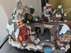 kersttafreel met treintje, Ophalen of Verzenden, Gebruikt