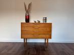 Vintage Ladekast Jaren 60, mid century, Huis en Inrichting, Ophalen, 50 tot 100 cm, Zo goed als nieuw, Met lade(s)