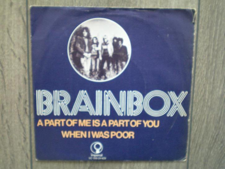 Brainbox - A Part Of Me Is A Part Of You., Cd's en Dvd's, Vinyl Singles, Zo goed als nieuw, Pop, Verzenden