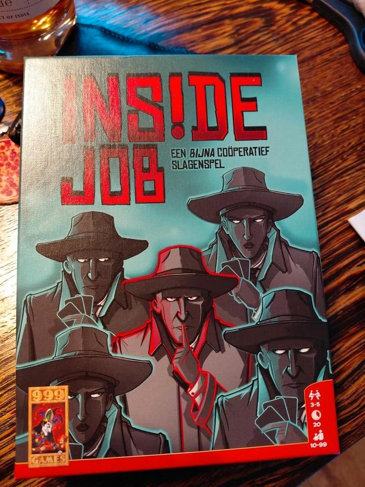 Inside Job, Hobby en Vrije tijd, Gezelschapsspellen | Kaartspellen, Zo goed als nieuw, Drie of vier spelers, Vijf spelers of meer