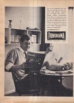 Retro reclame 1962 Panorama vader doet baby in bad, Verzamelen, Ophalen of Verzenden, Huis en Inrichting