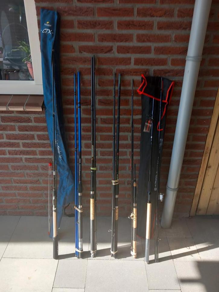 Nieuwe Feederhengels., Watersport en Boten, Hengelsport | Karpervissen, Nieuw, Werphengel, Ophalen of Verzenden