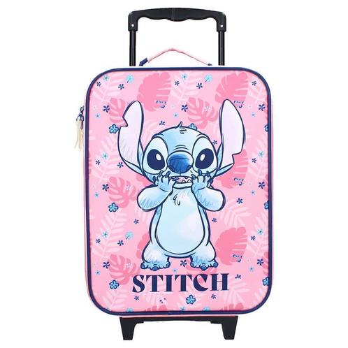 Stitch Trolley Koffer - Disney Reiskoffer, Sieraden, Tassen en Uiterlijk, Koffers, Nieuw, Overige materialen, Minder dan 50 cm