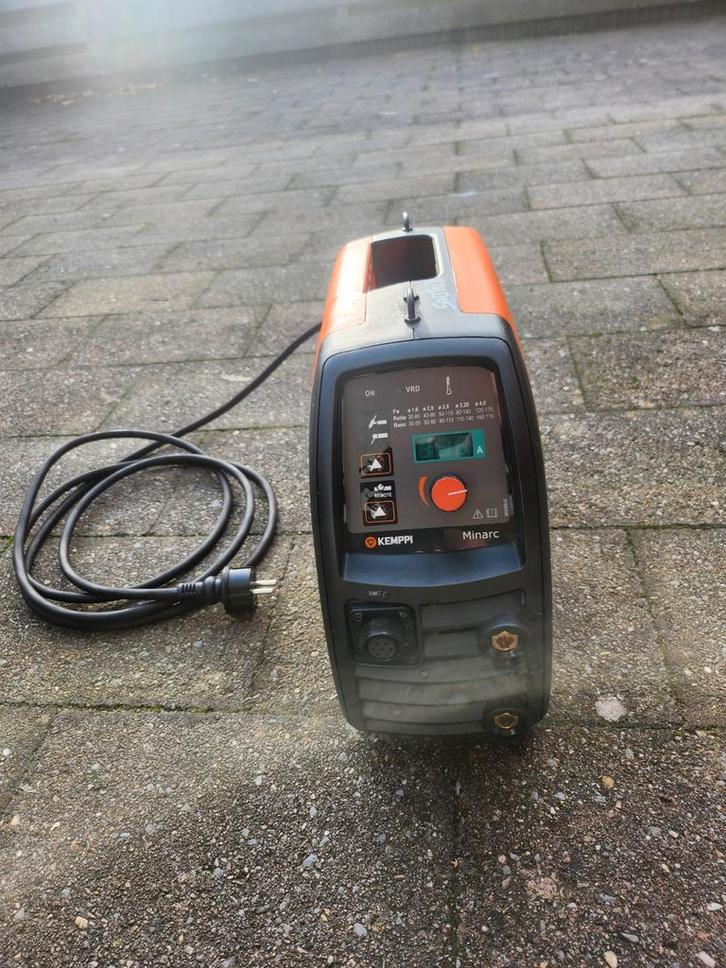 Kemppi Minarc Evo 180 TIG Lassapparaat 3 keer gebruikt, Doe-het-zelf en Verbouw, Gereedschap | Lasapparaten, Ophalen of Verzenden