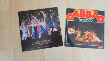 2 SINGLES ABBA beschikbaar voor biedingen