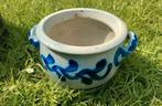 Keulse pot,potten,bloem,plant,handvat,blauw,tuin, Ophalen of Verzenden