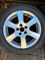 Complete set wielen met zomerbanden, o.a. voor VW Polo, Auto-onderdelen, Banden en Velgen, Ophalen, Gebruikt, 15 inch, Banden en Velgen