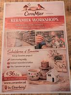 Workshops Keramiek, Ophalen of Verzenden, Nieuw