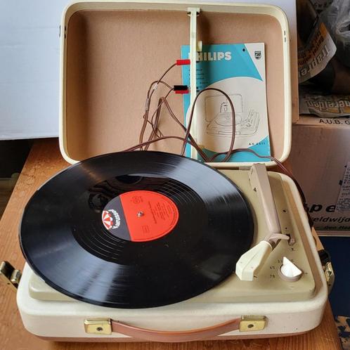 Oude Philips grammofoon., Antiek en Kunst, Antiek | Tv's en Audio, Ophalen of Verzenden