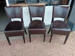29 nette restaurant/horeca stoelen, Ophalen, Gebruikt, Bruin, Vijf, Zes of meer stoelen