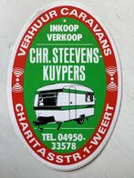Sticker Caravans Steevens Kuypers in Weert, Verzenden, Zo goed als nieuw, Overige typen