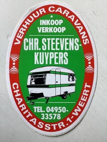 Sticker Caravans Steevens Kuypers in Weert beschikbaar voor biedingen