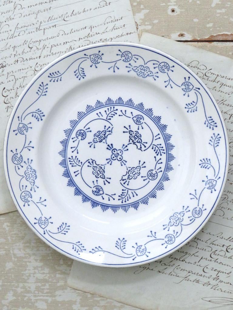 Oud bord Boch La Louvière, Ophalen of Verzenden