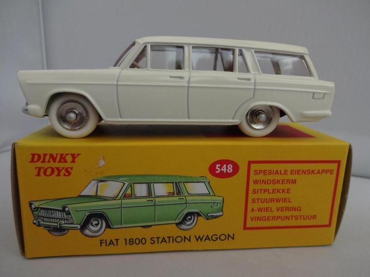 Fiat 1800 Familiale wit nr: 548 van Dinky Toys 1:43 ZELDZAAM, Hobby en Vrije tijd, Modelauto's | 1:43, Nieuw, Auto, Dinky Toys