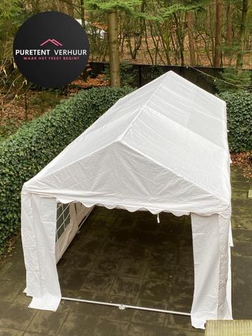 Partytent te huur! 3x6 Pvc - Grondframe