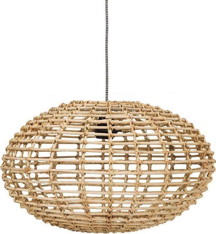 Rotan Hanglamp Kinderlamp Pumpkin Naturel KidsDepot, Kinderen en Baby's, Kinderkamer | Inrichting en Decoratie, Nieuw, Lamp, Ophalen of Verzenden