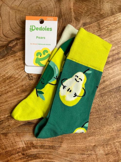 Dedoles • Vrolijke sokken peren / peer print • 39-42, Kleding | Dames, Sokken en Kousen, Nieuw, Sokken en Kniesokken, Maat 39 t/m 42