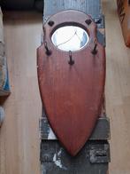 Spiegel en sleutel hanger, Ophalen, Rechthoekig, Minder dan 50 cm