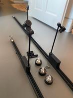 Lumiance microrail 2 met drie spots, Ophalen, Halogeen, Strak, Gebruikt