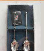 Set van 2 lepeltjes Zilverstad Schoonhoven in doosje, Antiek en Kunst, Ophalen of Verzenden