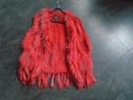 Echt Konijnbont Konijn Bont Lapin Vest mt M/L Oranje Nieuw, Maat 38/40 (M), Verzenden, Angelique L, Nieuw