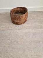 AUTHENTIEK OUDE HOUTEN BAK Ø27CM, Gebruikt, Schaal, Rond, Ophalen of Verzenden