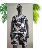 Tropische outfit met palmbomen., Kleding | Heren, Carnavalskleding en Feestkleding, Nieuw, Verzenden