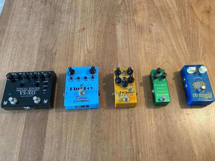 Gitaar effecten, Muziek en Instrumenten, Effecten, Gebruikt, Distortion, Overdrive of Fuzz, Reverb, Ophalen