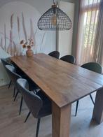 Eettafel met 6 stoelen, Ophalen, Gebruikt, Modern, 6 tot 8 stoelen