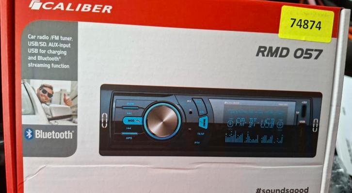 Caliber RMD 057 Autoradio met Bluetooth, Auto diversen, Autoradio's, Nieuw, Ophalen of Verzenden