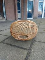 Rotan lampenkap, Huis en Inrichting, Lampen | Lampenkappen, Ophalen, Zo goed als nieuw, Rond