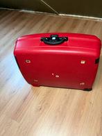 Rode Koffer met Wieltjes, Ophalen, Gebruikt, 50 tot 60 cm, Hard kunststof