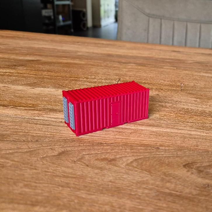 Aggregaat Container 20ft – 1-87 / H0, Hobby en Vrije tijd, Modelauto's | 1:87, Nieuw, Bus of Vrachtwagen, Overige merken, Ophalen of Verzenden