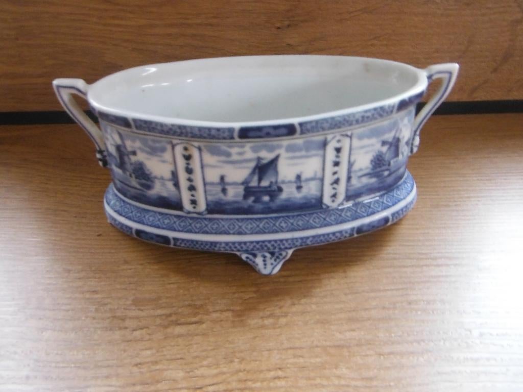 N/Delft blauw. Dec 546. Botervloot ?, Ophalen of Verzenden