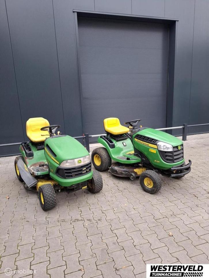 2x gebruikte John Deere Zitmaaier inruil machines, Zakelijke goederen, Machines en Bouw | Tuin, Park en Bosbouw, Overige typen